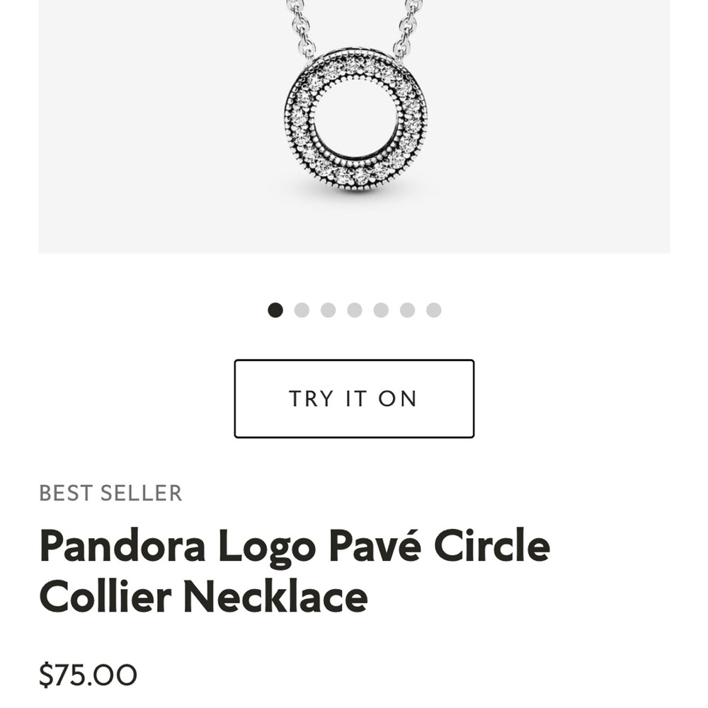 Pandora Pavé Collier Necklace